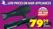 Essentials Hair Straightener/Hair Dryer-Each