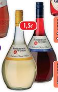 Robertson Winery Natural Sweet White/Red Wine-1.5Ltr Each