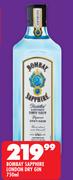 Bombay Sapphire London Dry Gin-750ml