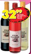 Four Cousins Sweet White/Red/Rose Wine-750ml Each