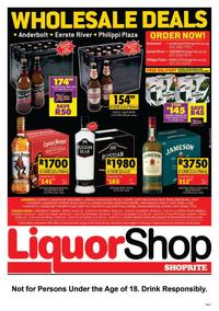 Shoprite Liquor Anderbolt : Wholesale Deals (25 July - 9 August 2022)