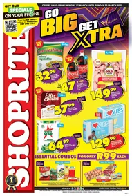 Shoprite Gauteng, Mpumalanga, North West & Limpopo : Go Big Get Xtra (17 March - 23 March 2025)