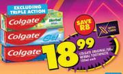 Colgate Orginal/Gel/Herbal Toothpaste-100ml Each