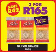 Mr.Pasta Macaroni-For 3 x 3Kg