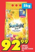 Sunlight 2 In 1 Hand Washing Powder-5Kg