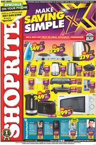 Shoprite Gauteng, Mpumalanga, North West & Limpopo : Home Essentials (23 October - 12 November 2023)