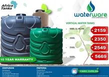 Waterware Gauteng : Specials (15 March - 15 April 2025)