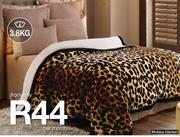 Mufasa 3-Ply 3.8Kg Mink Blanket With Sherpa Backing(6 Months)