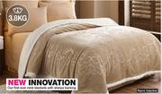 Nami 3-Ply 3.8Kg Mink Blanket With Sherpa Backing (6 Months)