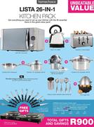 Lista 26 Piece Kitchen Pack (Cash)