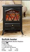 Suffolk Electric Fireplace Heater XL(16 Months)
