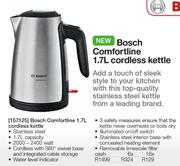 Bosch Comfortline 1.7Ltr Cordless Kettle(16 Months)