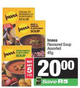 Imana Flavoured Soup Assorted-For 5 x 45g
