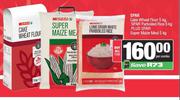 Spar Cake Wheat Flour 5Kg,Spar Parboiled Rice 5Kg Plus Super Maizemeal 5Kg-For All