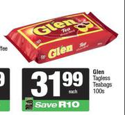 Glen Tea Tagless Teabags-100s