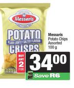 Messaris Potato Chips Assorted-For 2 x 100g
