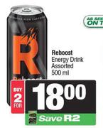 Reboost Energy Drink Assorted-For 2 x 500ml