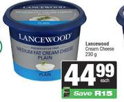 Lancewood Cream Cheese-230g Each