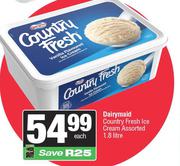   Dairymaid Country Fresh Ice Cream Assorted-1.8Ltr Each