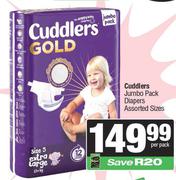 Cuddlers Jumbo Pack Diapers Assorted Sizes-Per Pack