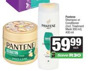 Pantene Shampoo Or Conditioner-400ml