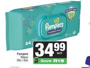 Pampers Wipes-56s/64s