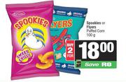 Spookies Or Flyers Puffed Corn-For 2 x 100g