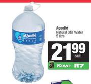 Aquelle Natural Still Water-5L