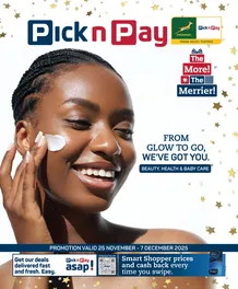 Pick n Pay : Health & Beauty (25 November - 07 December 2025)