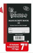 A5 Hardcover Manuscript Book 192 Pages