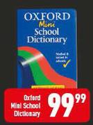 Oxford Mini School Dictionary