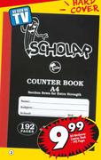 A4 Hardcover 192 Pages Counter Book