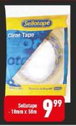 Sellotape 18mm x 50m