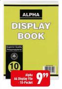 Alpha 10-Pocket A4 Display File