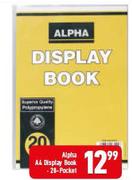 Alpha 10-Pocket A4 Display Book