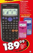 Casio FX-82ZA Plus Scientific Calculator-Each