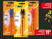 BIC Orange Ballpoint Pens 2-Pack Assorted-Per Pack