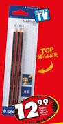 Steadtler Tradition 3-Pack HB Pencils