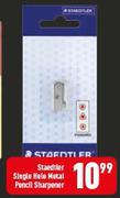 Steadtler Single Hole Metal Pencil Sharpener
