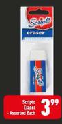 Scripto Eraser Assorted-Each
