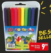Fibre-Tip Pens 10-Pack