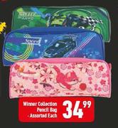 Winner Collection Pencil Bag Assorted-Each