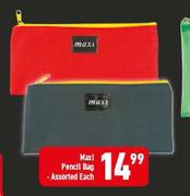 Maxi Pencil Bag Assorted-Each