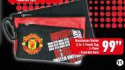 Manchester United 3 In 1 Pencil Bag 3 Piece Assorted-Each