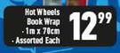 Hot Wheels Book Wrap 1m x 70cm Assorted-Each