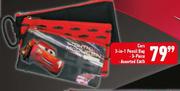 Cars 3-In-1 3 Piece Pencil Bag Assorted-Each