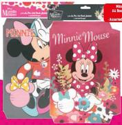 Minnie Mouse A4 Book Jackets 5 Pack Assorted-Per Pack