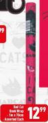 Bad Cat Book Wrap 1m x 70cm Assorted-Each