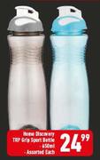 Home Discovery TRP Grip Sport Bottle 650ml Assorted-Each