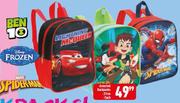 Assorted 27cm Backpacks-Each